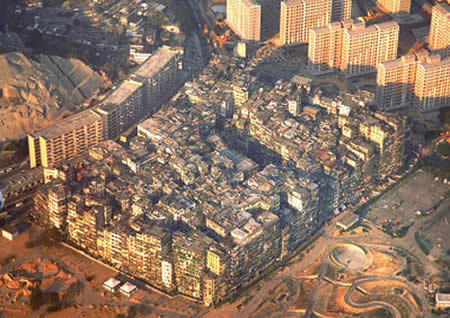 Most Amazing Ghost Towns KOWLOON WALLED CITY China