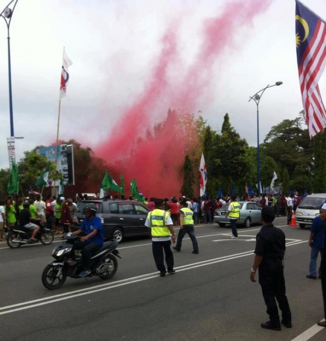 Kekecohan berlaku di Bentong, Pahang.