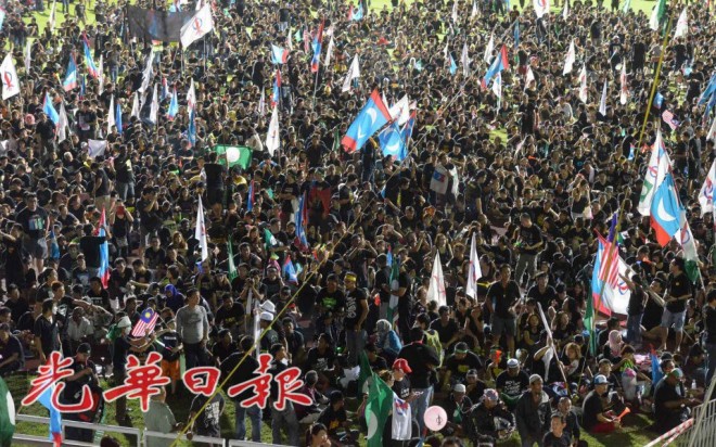 511 槟城“人民之声，圣洁之声”黑色大集会现场