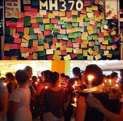 Pray for MH370 from all over the world