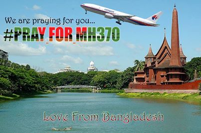 Pray for MH370 from all over the world