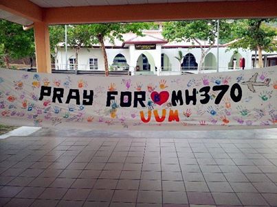 Pray for MH370 from all over the world