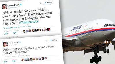 关于MH17的不利评论涌现，民众对此在推特做出激烈反应
