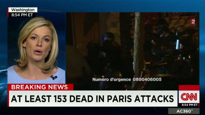【巴黎恐袭】最少160人死 法国进入紧急状態