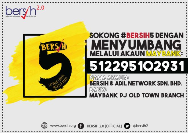 Support Bersih 5.0