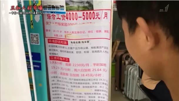三和人才市场 中国日结1500日元的年轻人们