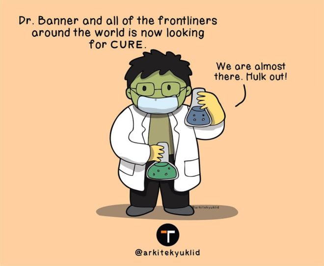 Superheroes during QUARANTINE